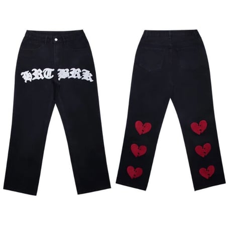 Mismatch NYC/HeartBlake Denim  pants