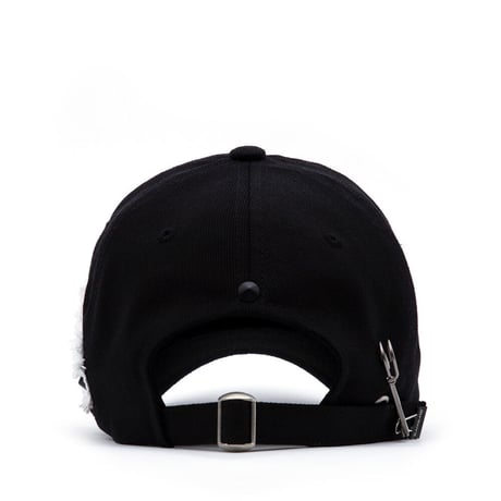 BLACK BLOND/Hand Made LOGO CAP