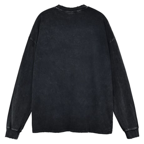 Mismatch NYC/Washed Black  Travis Scott  Longsleeve Tee