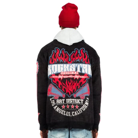 RockStar Original /  Mohair Knit cardigan