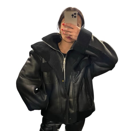 Mismatch NYC/ Layered BOA JACKET