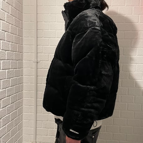 EPTM/FUR PUFFER  JACKET  "BLACK"