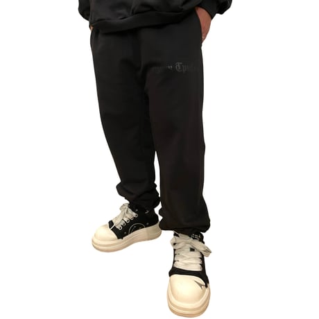 YEEZY × Gosha Rubchinskiy  / Logo Sweat Pants (SET UP) "BLACK"