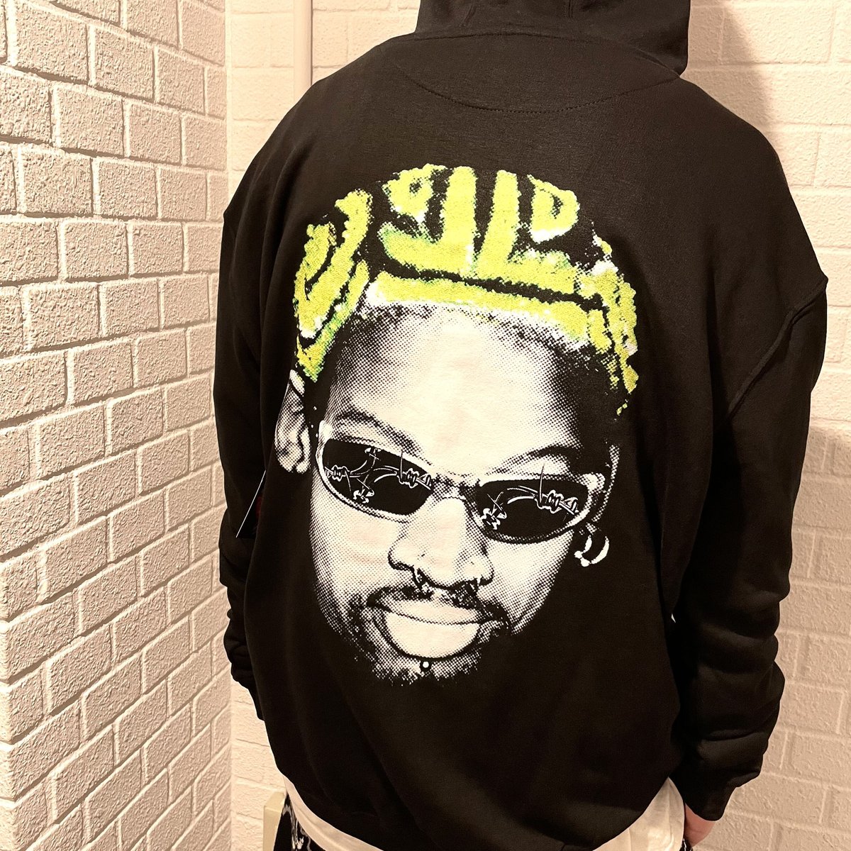 RODMAN official brand/Big back Print hoodie | B
