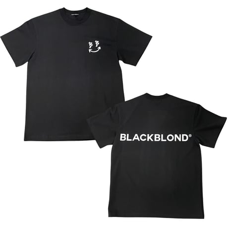 BLACK BLOND/Smile classic Tee " BLACK"