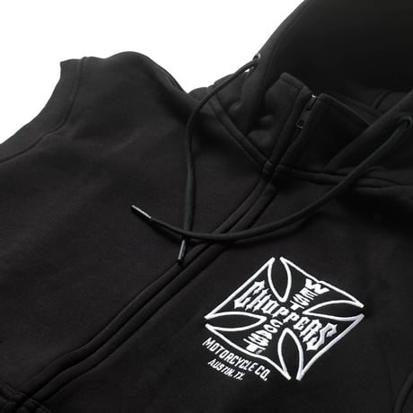 West Coast Choppers/ W.C.C NoSleeve Zip Hoodie