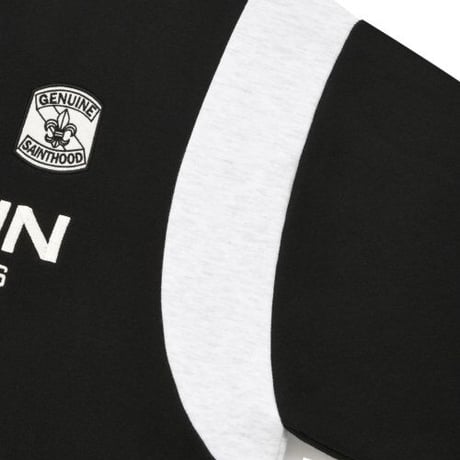 SAINT PAIN/Saint Club Varsity Hoodie "BLACK"