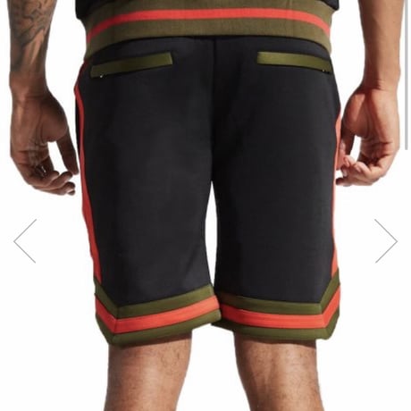 Karter Collection/shorts BLACK ×RED,GREEN