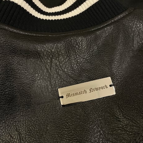 Mismatch NYC/Leather studium bomber jacket