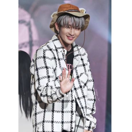 BLACK BLOND/Tweed Long Shirts WHITE