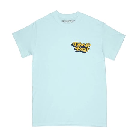FREE&EASY/Be Happy Smile Tee WASH BLUE