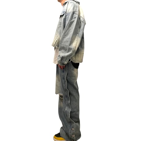 Mismatch NYC/SuperWide Denim Pants (SET UP)