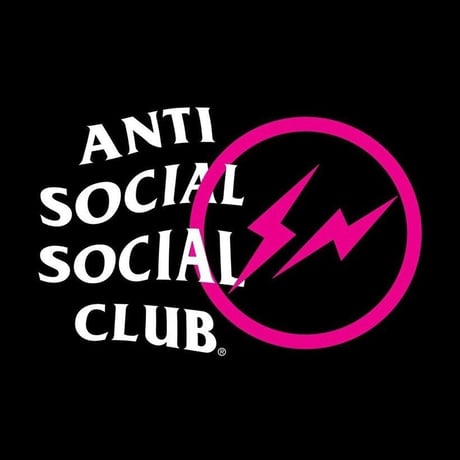 Anti Social Social Club× Fragment Design /Hoodie  PINK