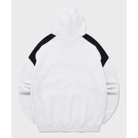 SAINT PAIN/Saint twotone Hoodie "GRAY"