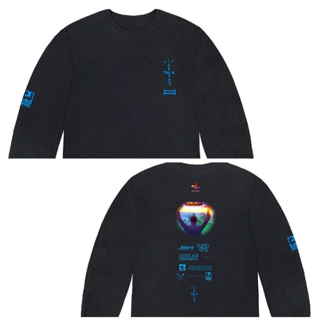 Travis Scott /Cactus Jack "FORTNITE" LONG SLEEVE　BLACK