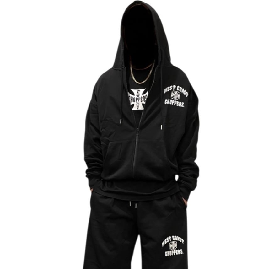 West Coast Choppers/ OverSize Zip Up Hoodie (SE