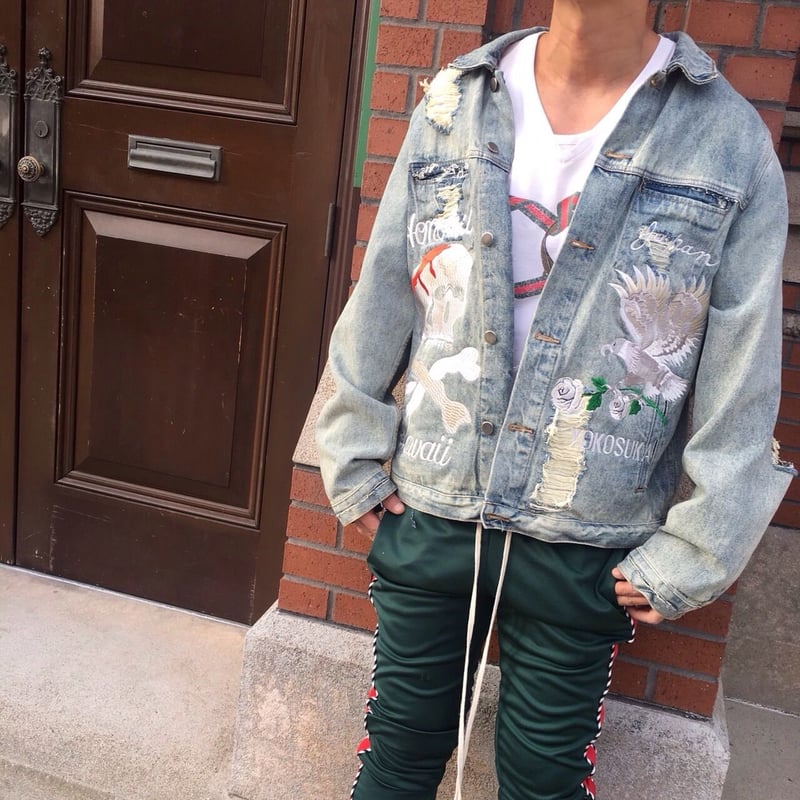 reves 注文 paris スカジャン L reves paris スカジャン L - CHRISTIAN