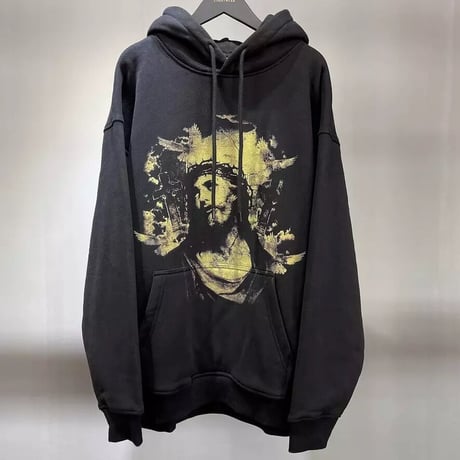 Mismatch NYC/ Christ hoodie BLACK