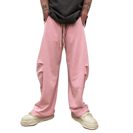 Mismatch NYC/Washed barrel SweatPants "Vintage Pink"