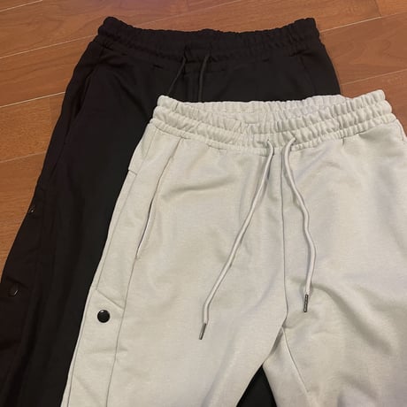 Mismatch NYC/Snap button  sweat pants GRAY