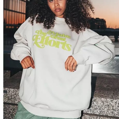 WOSS.official/Messege Crewneck Sweat
