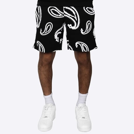 EPTM/BANDANA PUFFY  SHORTS "BLACK"