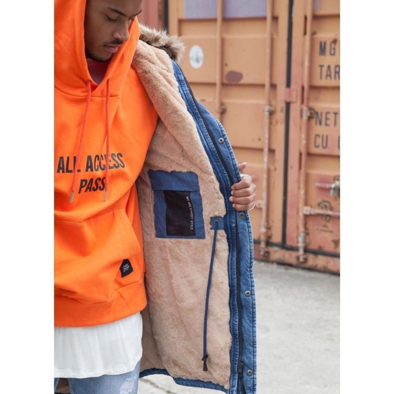 Sixth June/FUR モッズコート DENIM | BINGOSTAR ・ ビンゴスター Sixth June/FUR モッズコート DENIM | BINGOSTAR ・ ビンゴスター