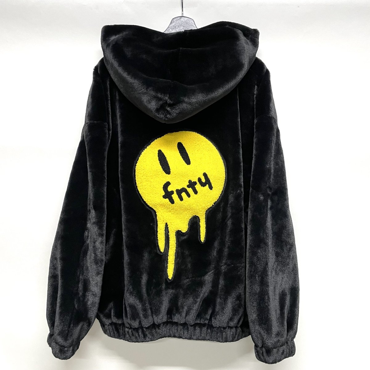 FNTY/FUR Hoodie Jacket BLACK