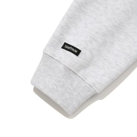 SAINT PAIN/Saint Club Varsity Crewneck "GRAY"