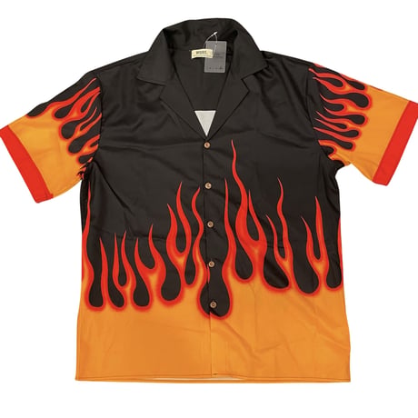 WOSS.official/ flame Aloha shirts