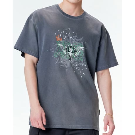 MISTERCHILD/Dyeing ANGEL Tshirts "GRAY"