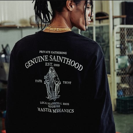 SAINT PAIN/GRACE LongSleeve Tee BLACK