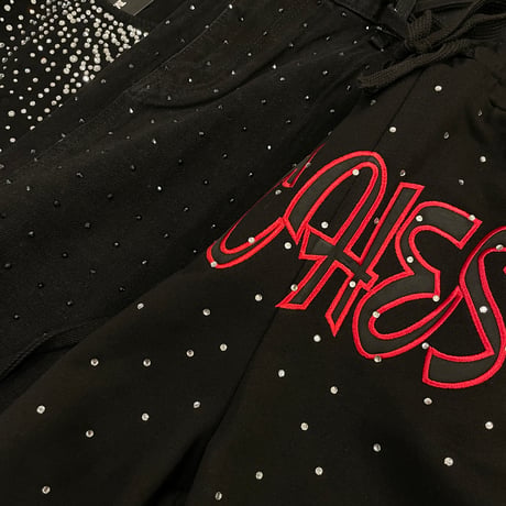 Mismatch NYC/Rhinestone Cotton Shorts