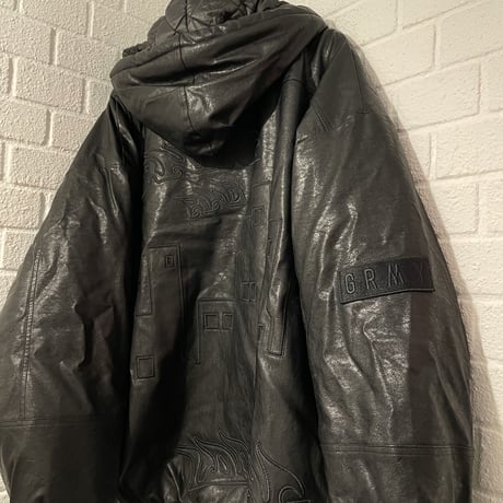 GRMY/ LEATHER CITY Puffy Jacket