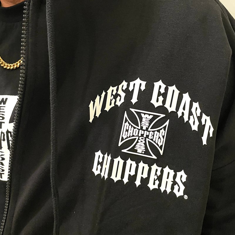 West Coast Choppers/ OverSize Zip Up Hoodie (SE
