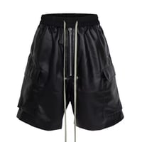 Mismatch NYC/Leather Zip Shorts