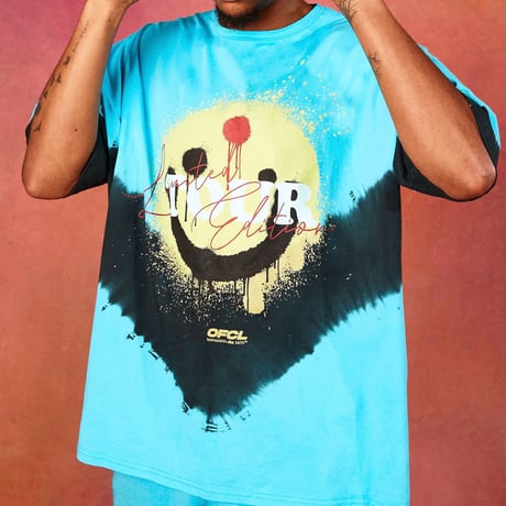 BOOHOO  /Drip face tie dye Tshirts