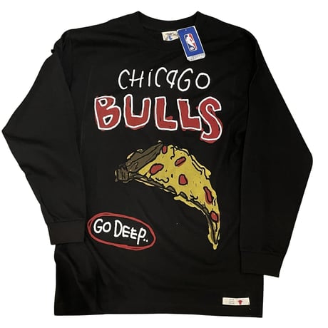 NBA × After School Special/Chicago Bulls  Longsleeve  Tshirts"BLACK"