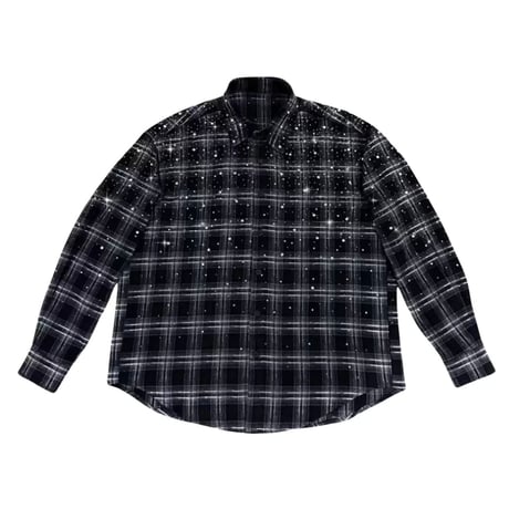 Mismatch NYC/Rhinestone Flannel  Shirts