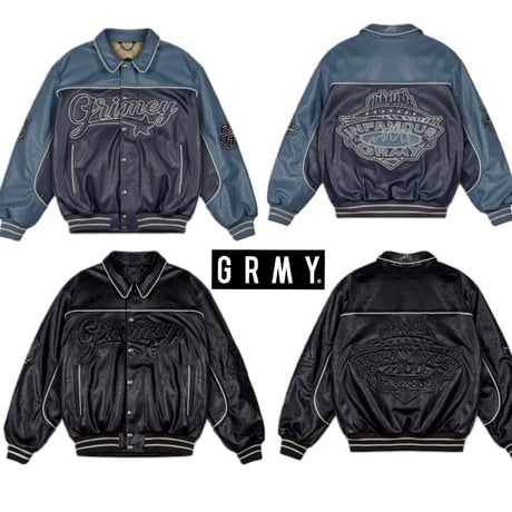 GRMY/MADRID PU LEATHER JACKET "BLACK"