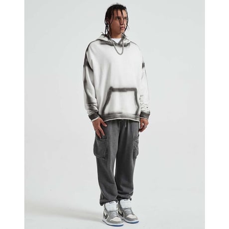 WOSS.official/SPRAY ART Hoodie  White