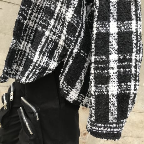 URKOOL/Tweed shirts Jacket