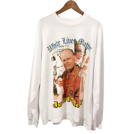 YEEZY / WHite Lives Matter Longsleeve Tee "WHITE"