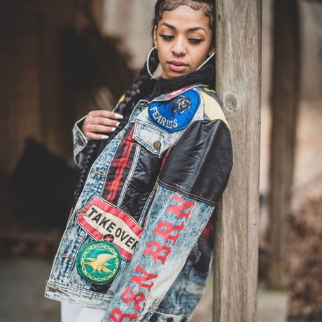 Reason Clothing Newyork/Crazed denim Jacket