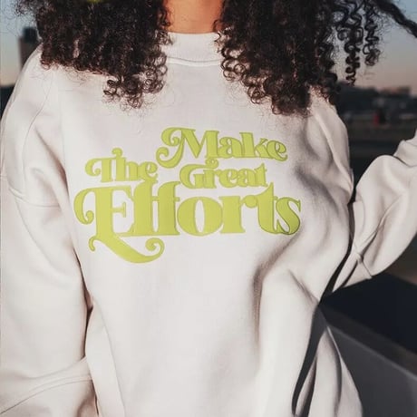 WOSS.official/Messege Crewneck Sweat