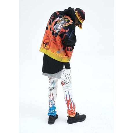 FNTY/Paint white denim  ホワイト