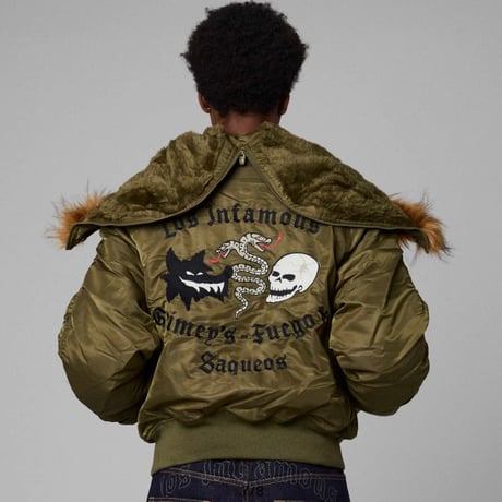 GRMY/ THE PLANET N-2B FLIGHT JACKET "KHAKI"