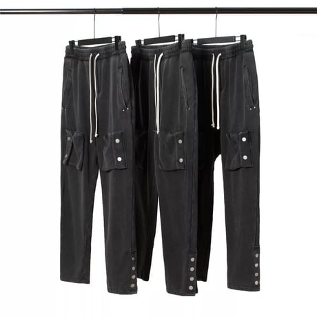 WOSS.official/Snap Cargo Pants   vintage black