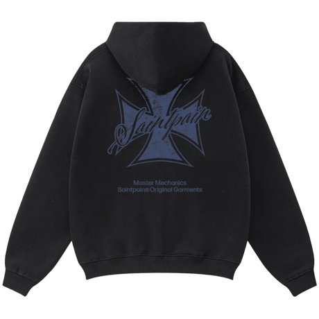 SAINT PAIN/ Cross Zip hoodie
