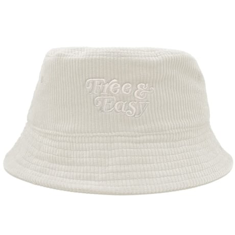 FREE&EASY/Corduroy Bucket Hut OFFWHITE